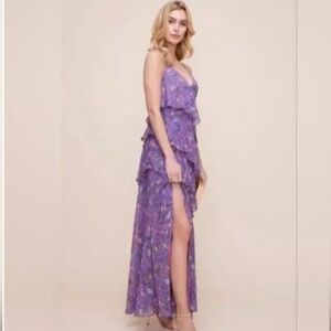ASTR the label, flowy midi dress, S